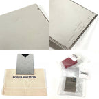 Louis Vuitton Card Case Holder Metal Silver — view 9