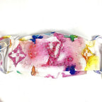 Louis Vuitton Mask Cover Drawstring Pouch Set Cotton Sequins — view 3