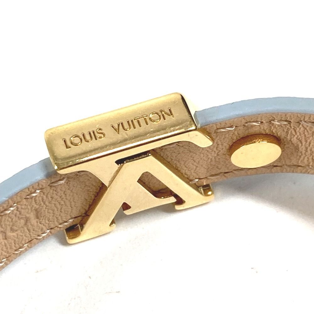 Louis Vuitton Bracelet LV Iconic Leather Light Blue — view 5