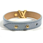 Louis Vuitton Bracelet LV Iconic Leather Light Blue — view 2