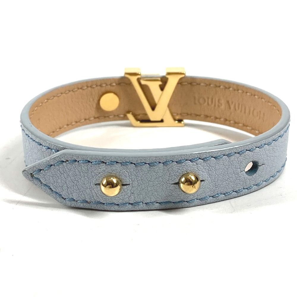 Louis Vuitton Bracelet LV Iconic Leather Light Blue — view 2