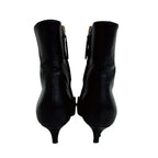 Gucci Short Boots Interlocking Zumi Leather Black — view 5
