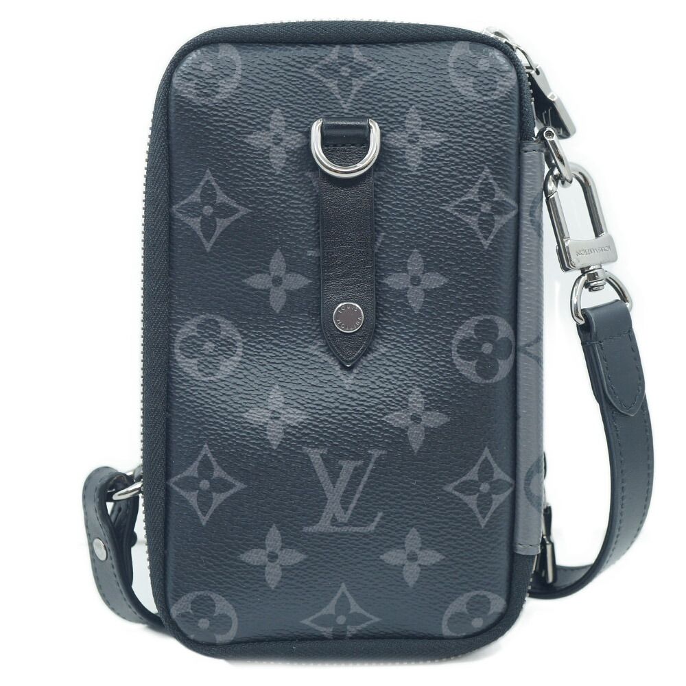 Louis Vuitton Monogram Double Phone Pouch Shoulder Bag — view 2