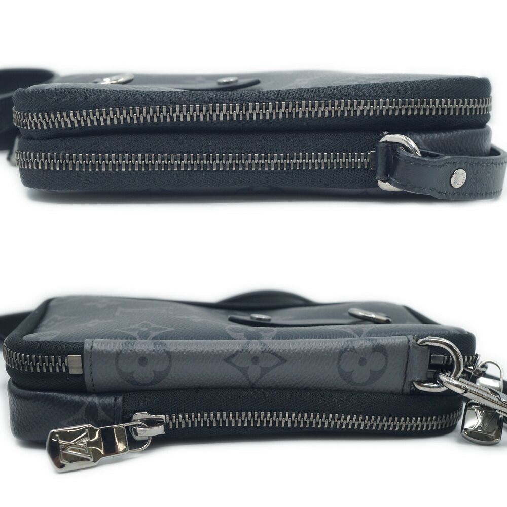 Louis Vuitton Monogram Double Phone Pouch Shoulder Bag — view 4