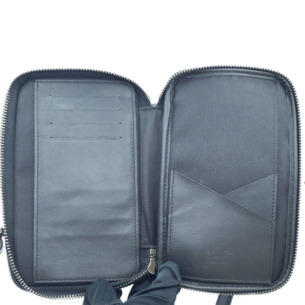 Louis Vuitton Monogram Double Phone Pouch Shoulder Bag — view 6