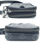 Louis Vuitton Monogram Double Phone Pouch Shoulder Bag — view 3