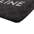 Celine Triomphe Coin Case Brown — view 4