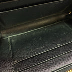 Prada Chain Wallet Leather Black — view 6