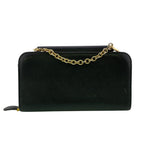 Prada Chain Wallet Leather Black — view 2