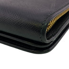 Prada Chain Wallet Leather Black — view 4