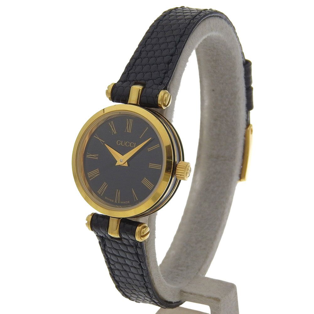 Gucci Sherry Gold Plated Stainless Steel Quartz Analog Display Watch — view 2