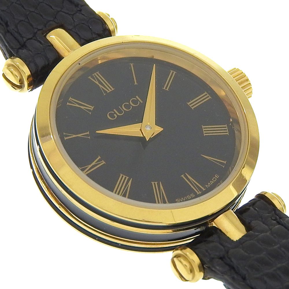 Gucci Sherry Gold Plated Stainless Steel Quartz Analog Display Watch — view 3