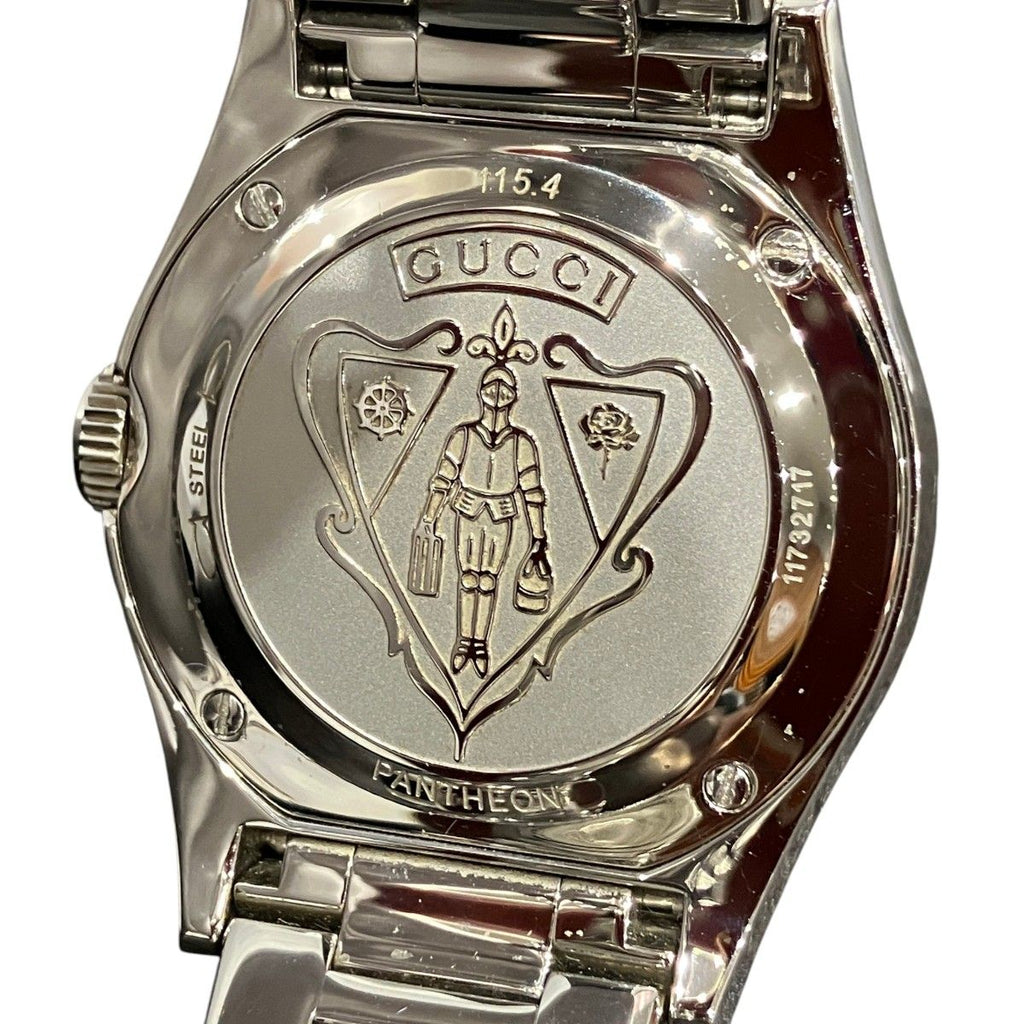 Gucci Pantheon Watch SS Quartz Black Shell Dial — view 5
