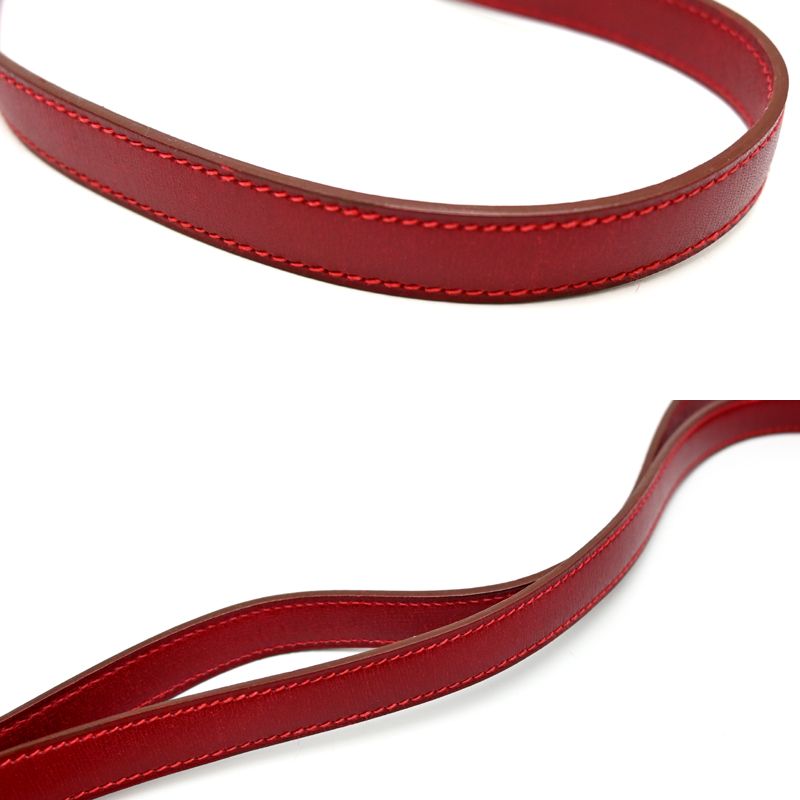 Hermes Shoulder Bag Rouge Garance — view 5