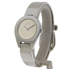 Gucci Stainless Steel Quartz Analog Display Clear Dial Watch — view 2
