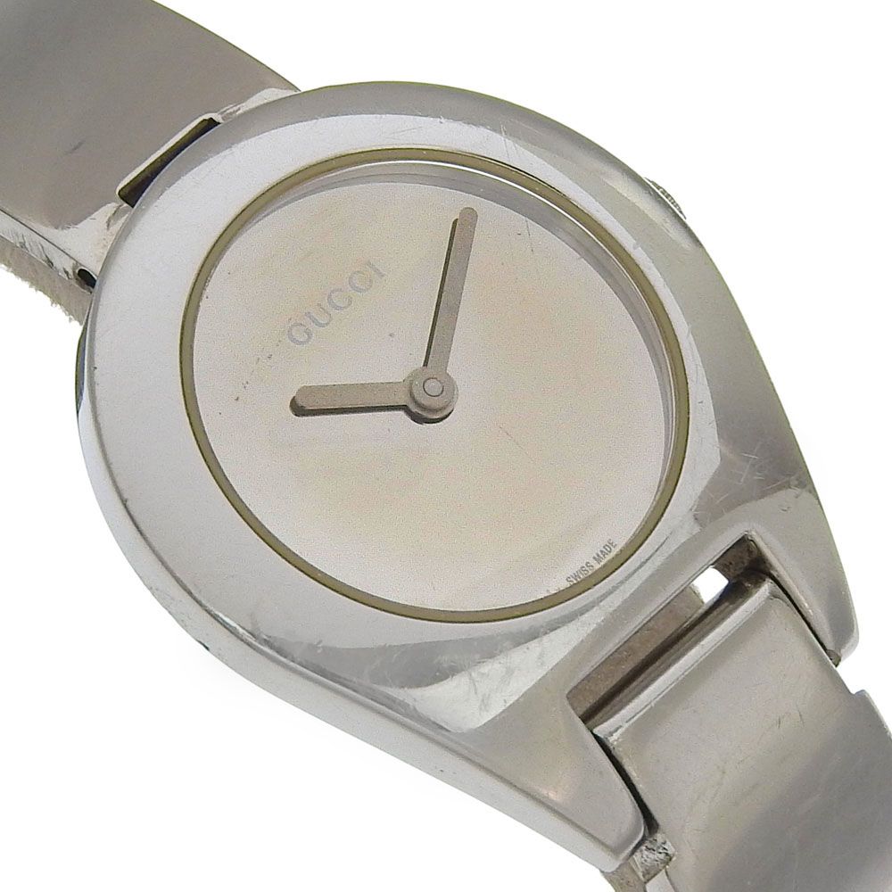 Gucci Stainless Steel Quartz Analog Display Clear Dial Watch — view 3