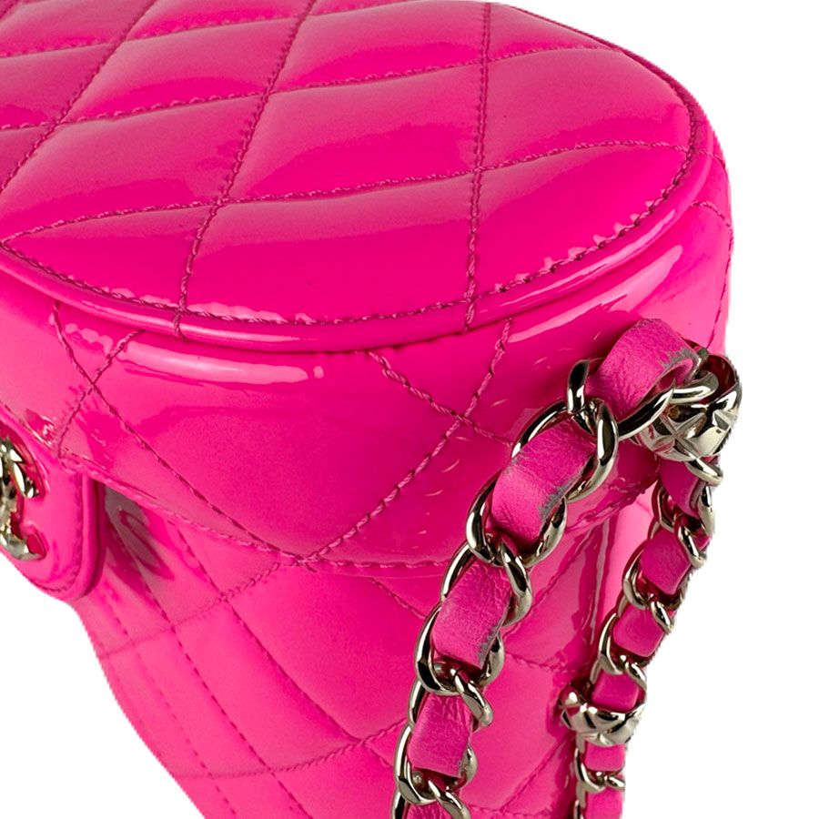Chanel Shoulder Bag Leather Patent Transfer — view 7