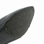 Celine Chelsea Boots Side Gore Leather Shoes Black 42.5 — view 7