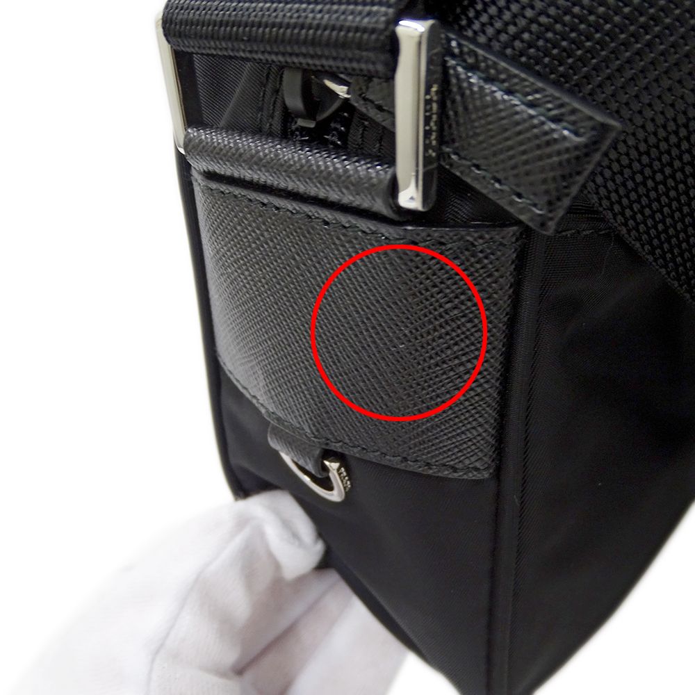 Prada Shoulder Bag Nylon Black — view 9