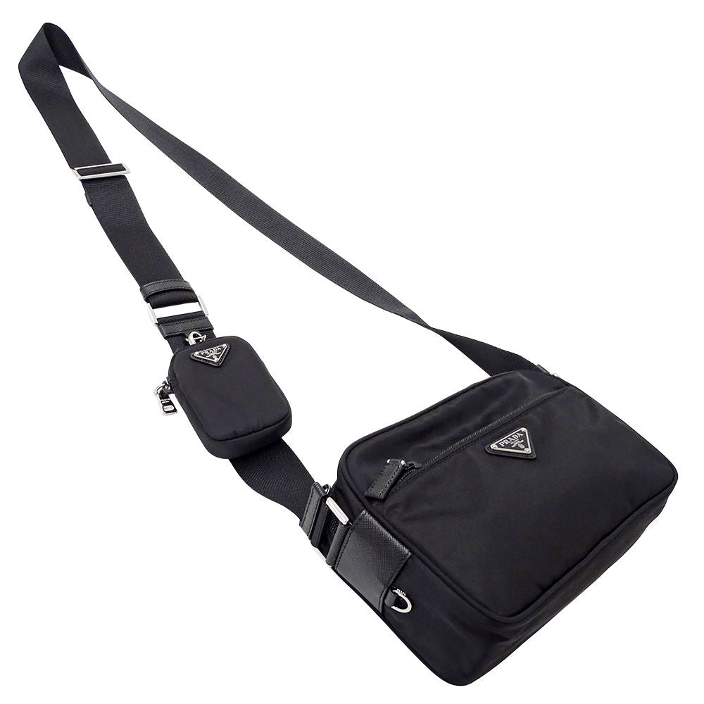 Prada Shoulder Bag Nylon Black — view 4
