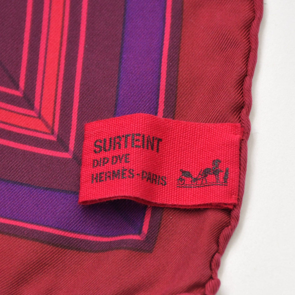 Hermes Kyoto Gion Pop Up Limited Scarf Carre 90 Silk Color Pink — view 4
