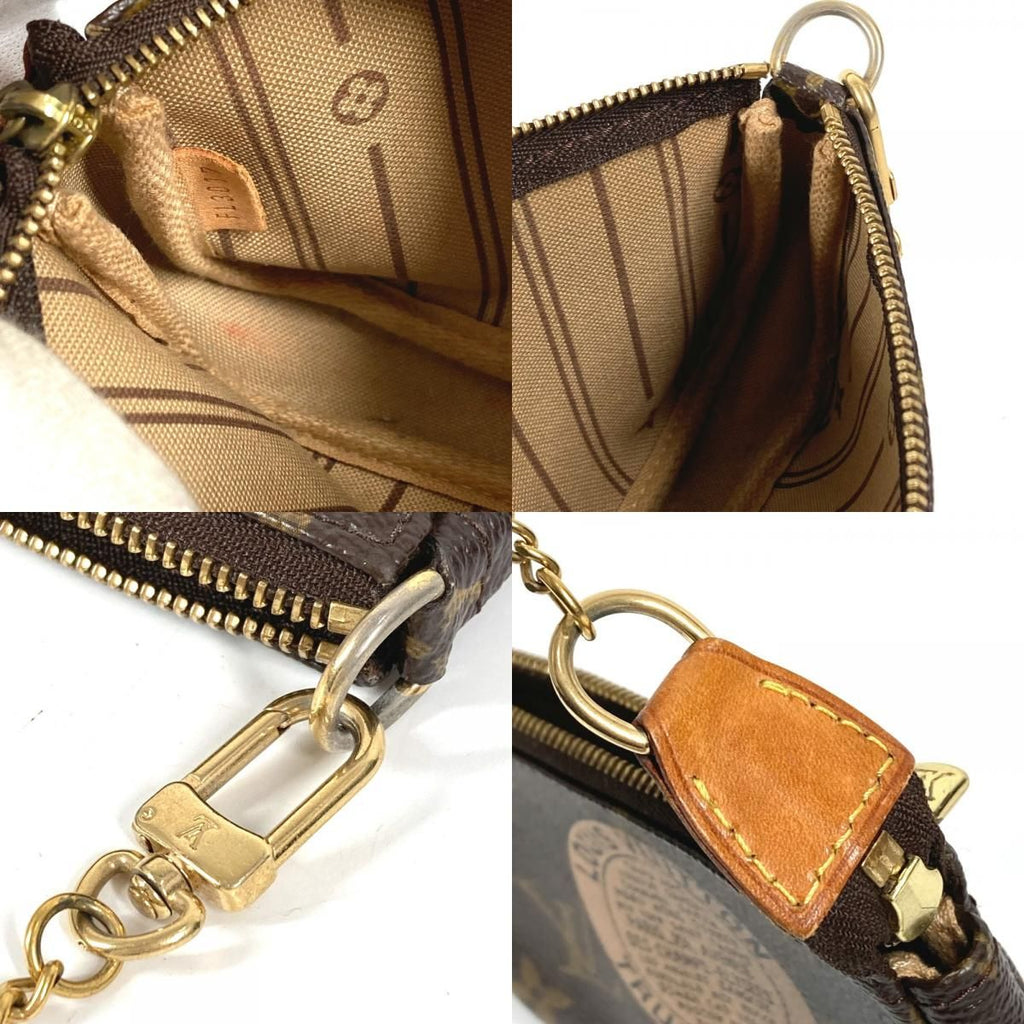 Louis Vuitton Handbag Mini Pochette T & B Monogram Canvas Brown — view 9
