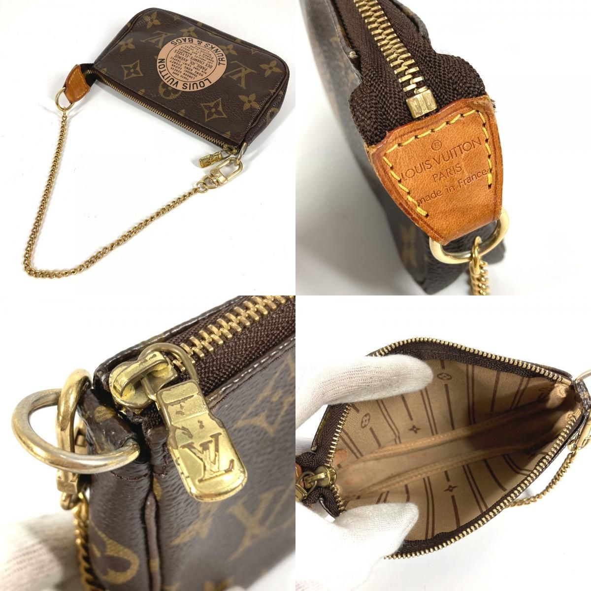 Louis Vuitton Handbag Mini Pochette T & B Monogram Canvas Brown — view 8