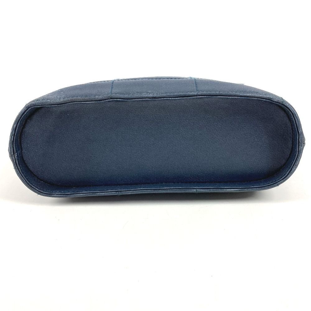 Chanel Handbag Metal Handle Nylon Canvas Blue — view 5