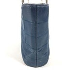 Chanel Handbag Metal Handle Nylon Canvas Blue — view 4