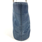 Chanel Handbag Metal Handle Nylon Canvas Blue — view 3