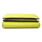 Loewe Trifold Wallet Leather Green Yellowgreen — view 5
