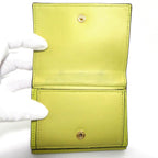 Loewe Trifold Wallet Leather Green Yellowgreen — view 6