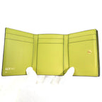 Loewe Trifold Wallet Leather Green Yellowgreen — view 8