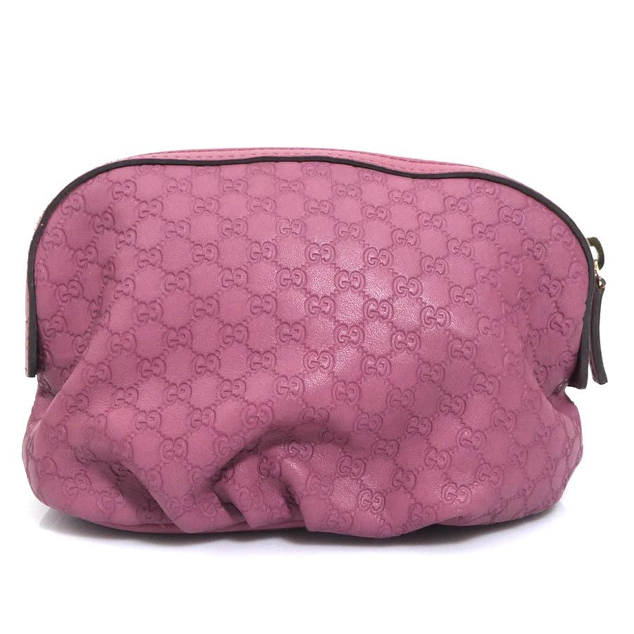 Gucci Pouch Micro Leather Pink — view 3
