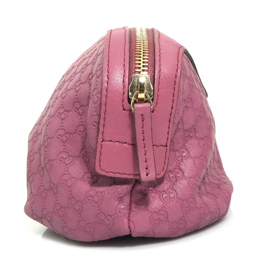 Gucci Pouch Micro Leather Pink — view 2