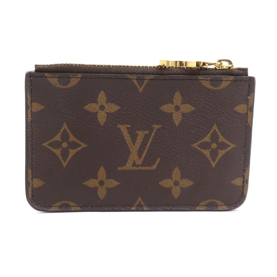 Louis Vuitton Card Case Coin Holder Romy Brown Light Blue — view 3
