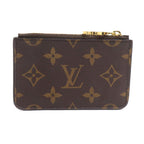Louis Vuitton Card Case Coin Holder Romy Brown Light Blue — view 3