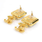 Chanel Earrings White Gold — view 5