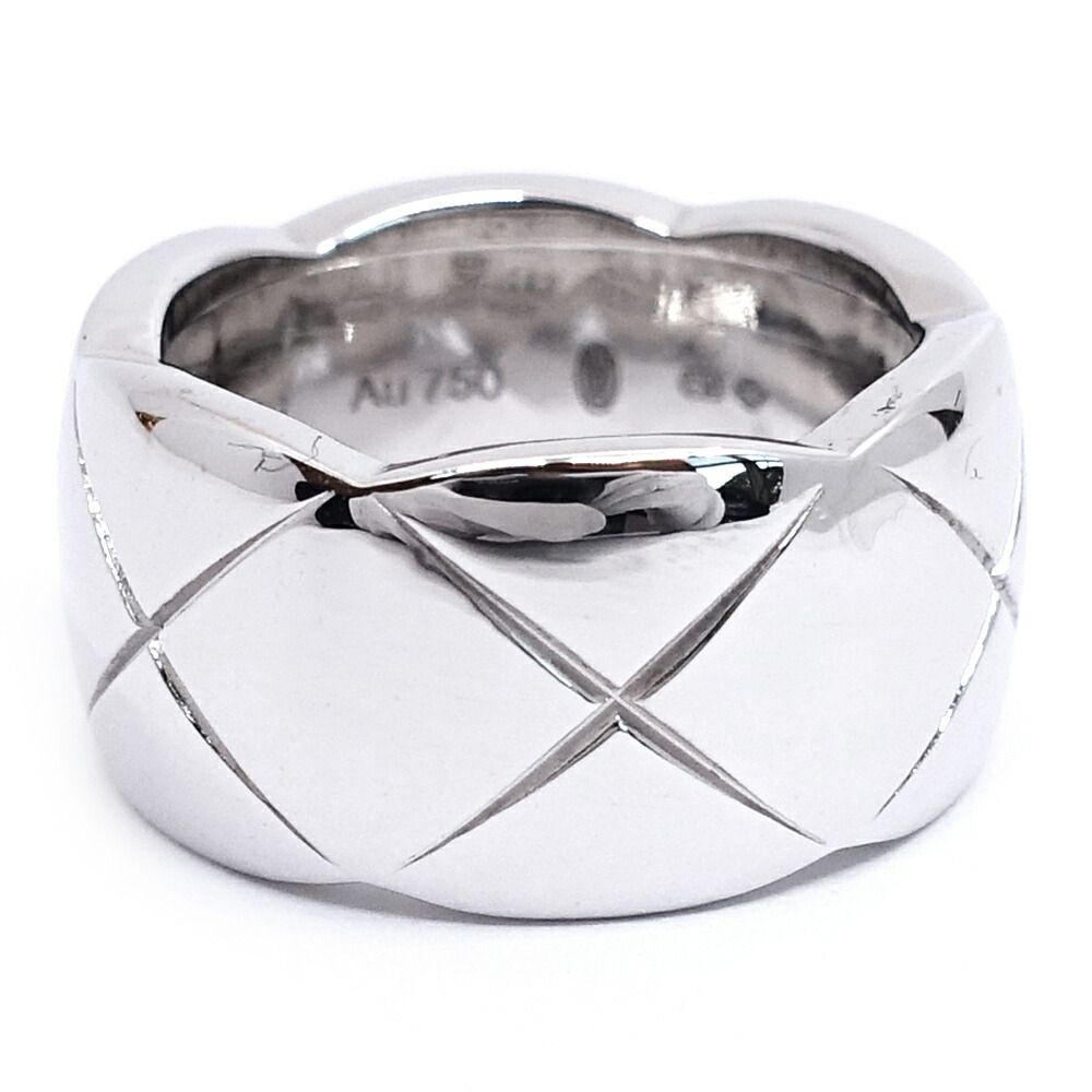 Chanel 18K White Gold Coco Crush Ring Large — view 7