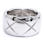 Chanel 18K White Gold Coco Crush Ring Large — view 8