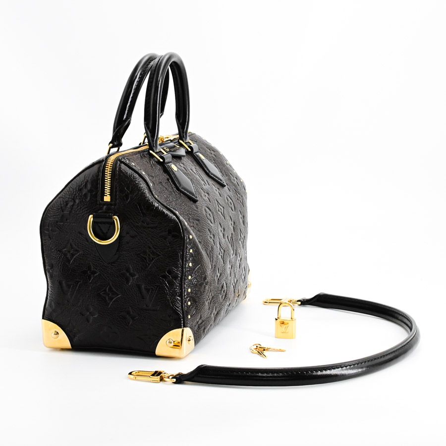 Louis Vuitton Handbag Speedy Trunk 25 Dark Brown Acajou — view 2