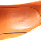 Hermes Quick Leather Suede Sneakers Shoes 37 Beige YJ — view 8