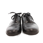 Hermes Quick Sneakers Shoes Low Cut Lace Up Leather 38 Black — view 4