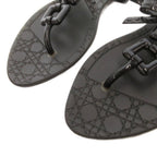 Dior Sandals D Logo Ribbon 36 Black — view 3