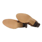 Hermes Long Boots Suede Contrast Leather Side Zip Camel YJ — view 6
