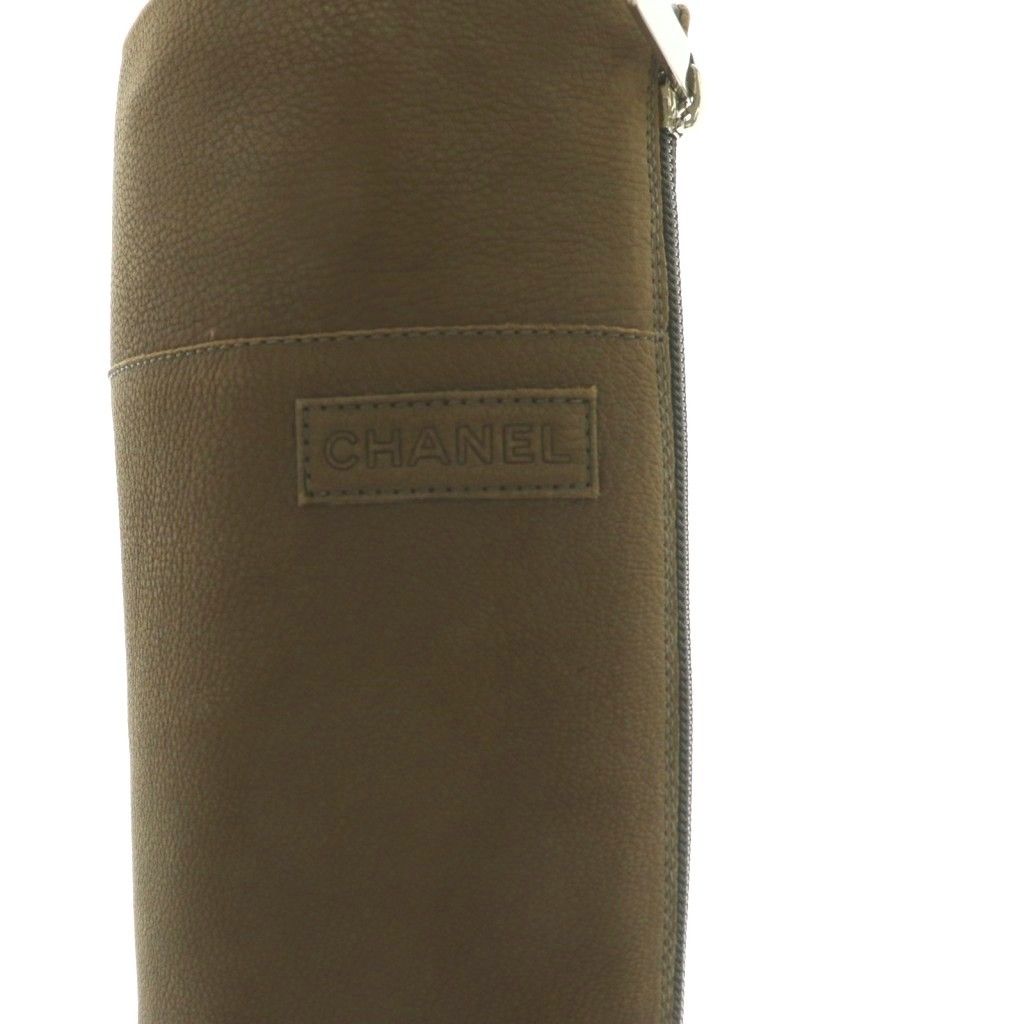 Chanel Long Boots Chunky Heel 35.5 Brown — view 8