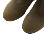 Chanel Long Boots Chunky Heel 35.5 Brown — view 5