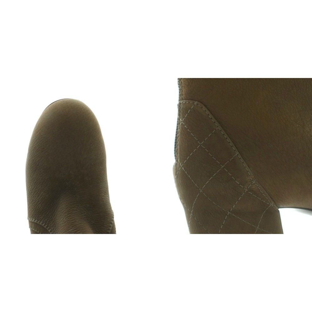 Chanel Long Boots Chunky Heel 35.5 Brown — view 9