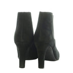 Chanel Bootie Suede Cap Toe CC Logo Side Gore 37C Black — view 3