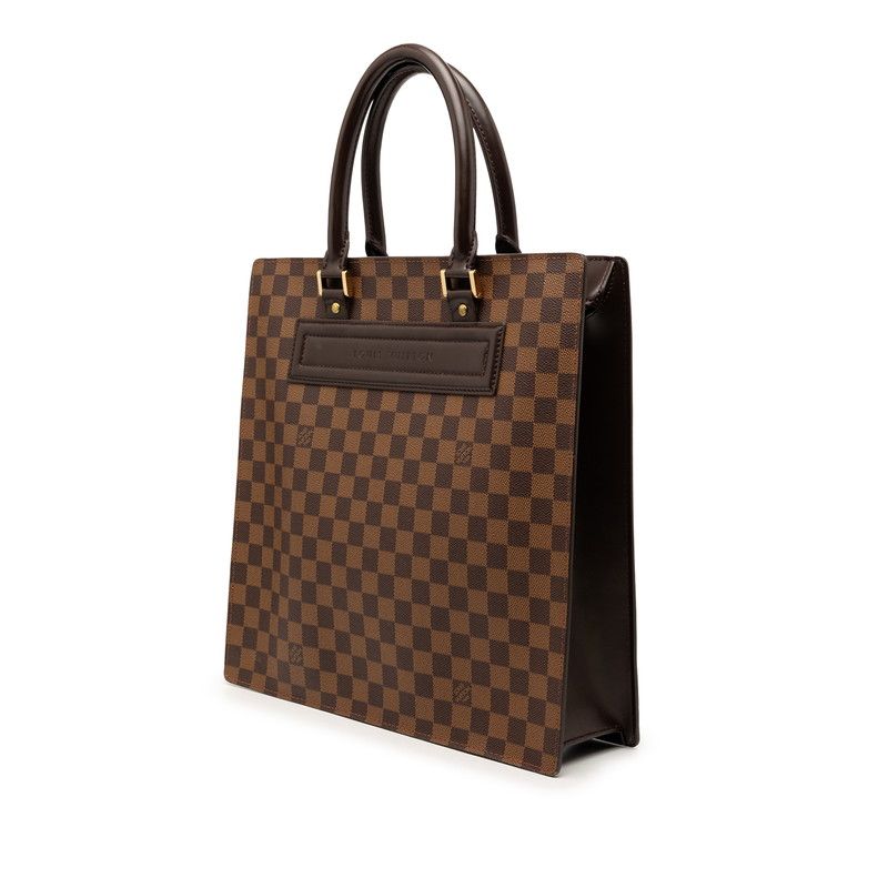 Louis Vuitton Damier Venice GM Tote Brown Leather — view 2